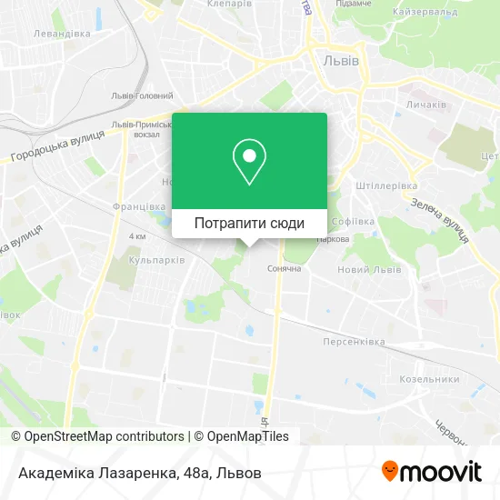 Карта Академіка Лазаренка, 48а