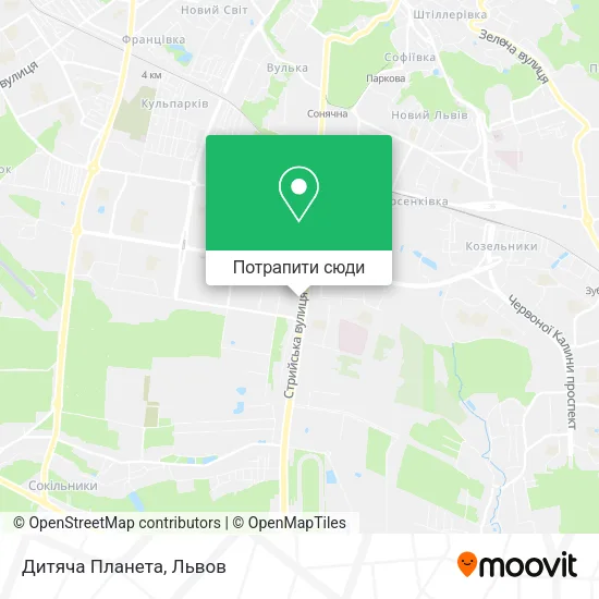 Карта Дитяча Планета