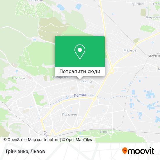 Карта Грінченка