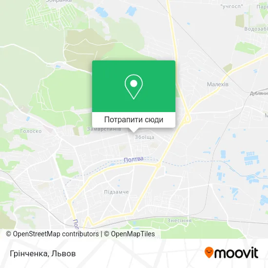 Карта Грінченка