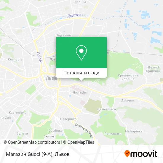 Карта Магазин Gucci (9-A)