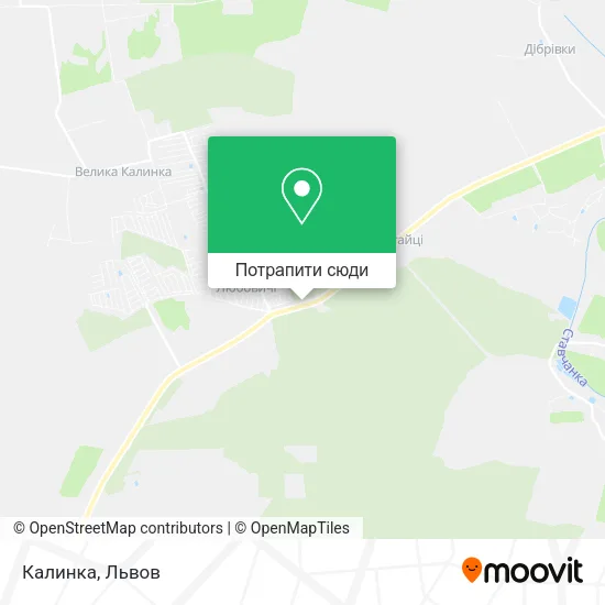 Карта Калинка