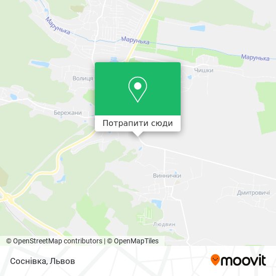 Карта Соснівка