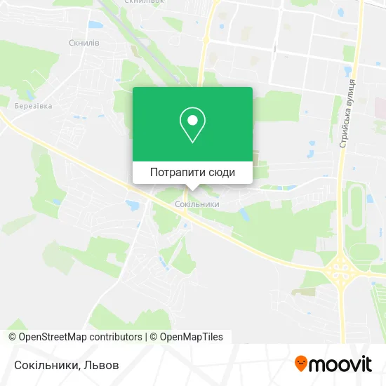 Карта Сокільники
