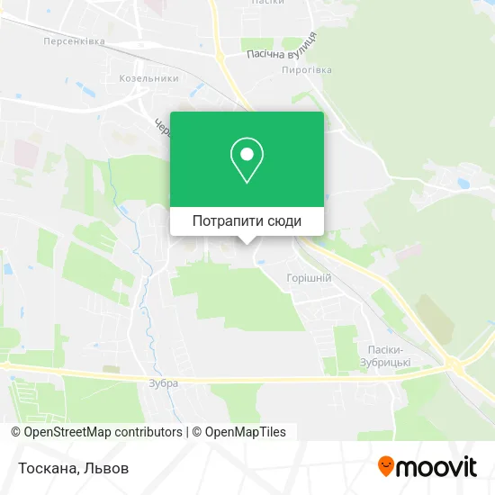Карта Тоскана