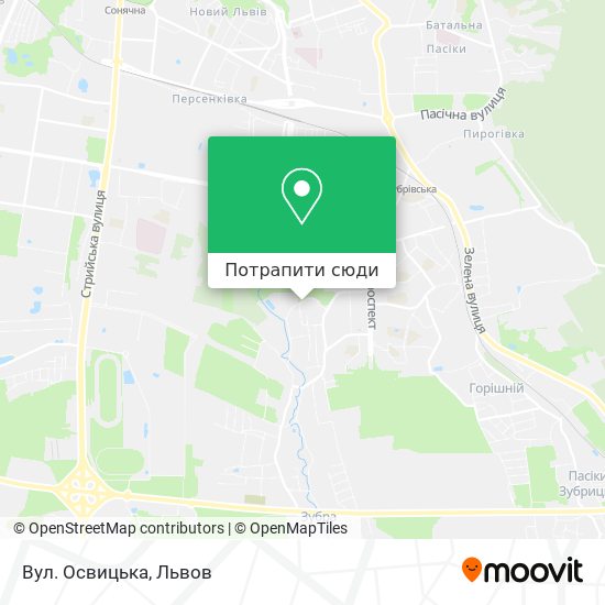 Карта Вул. Освицька
