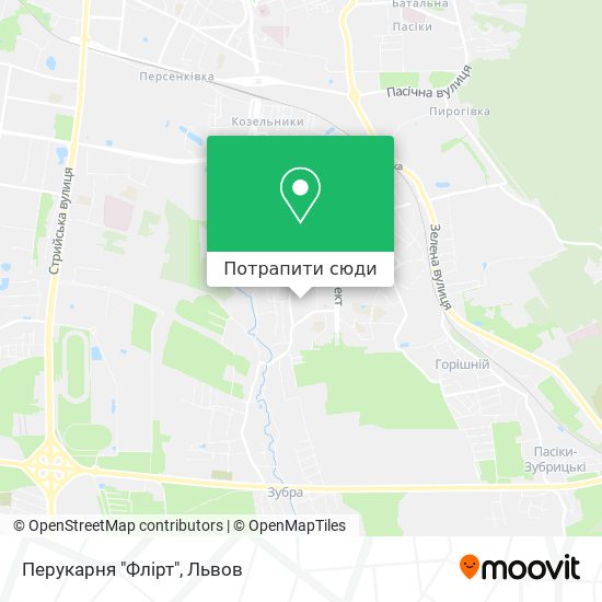 Карта Перукарня "Флірт"