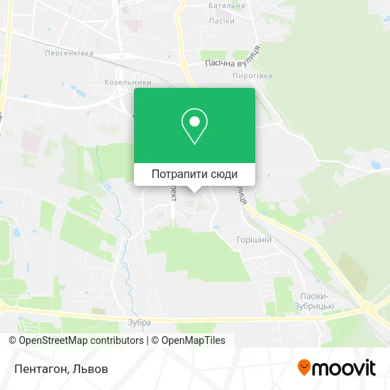 Карта Пентагон