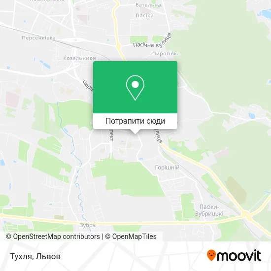 Карта Тухля