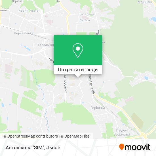 Карта Автошкола "ЗІМ"