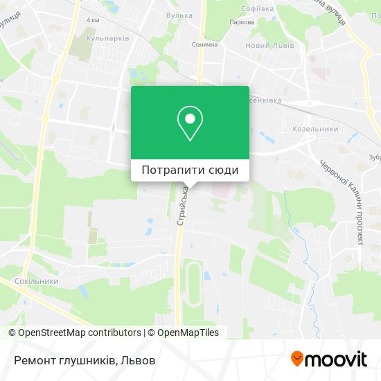 Карта Ремонт глушників