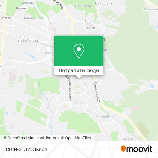 Карта СІЛИ-З'ЇЛИ