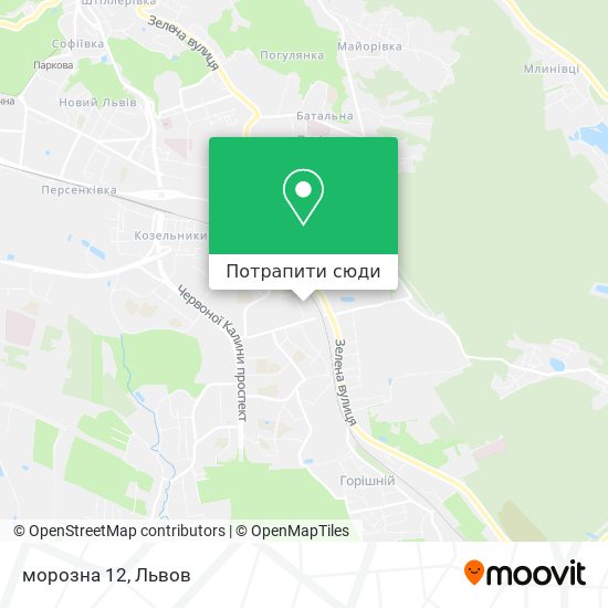 Карта морозна 12