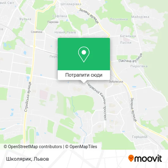 Карта Школярик