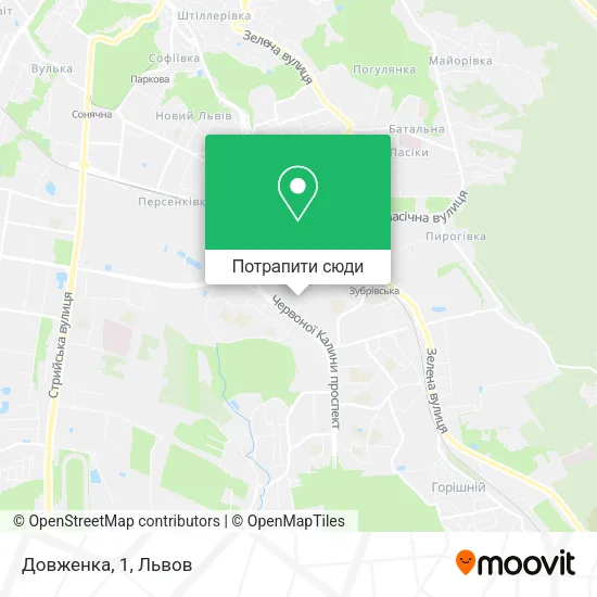 Карта Довженка, 1