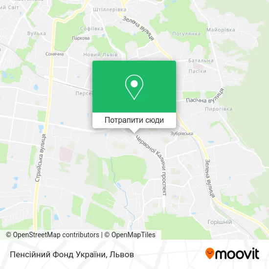 Карта Пенсійний Фонд України