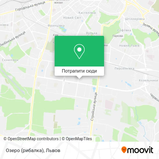 Карта Озеро (рибалка)