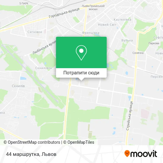Карта 44 маршрутка