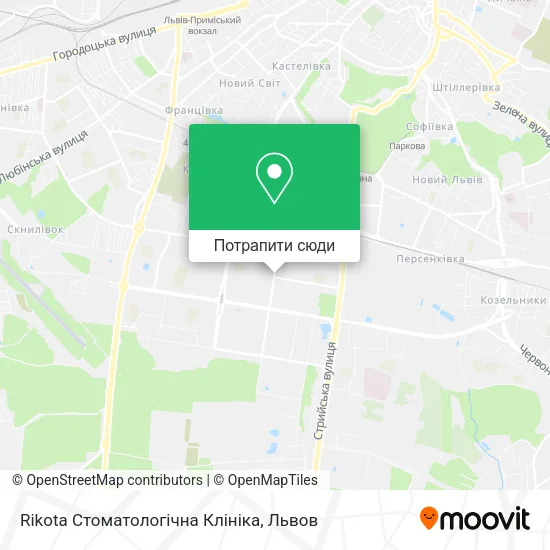 Карта Rikota Стоматологічна Клініка