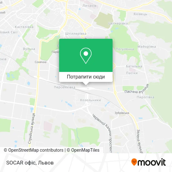 Карта SOCAR офіс