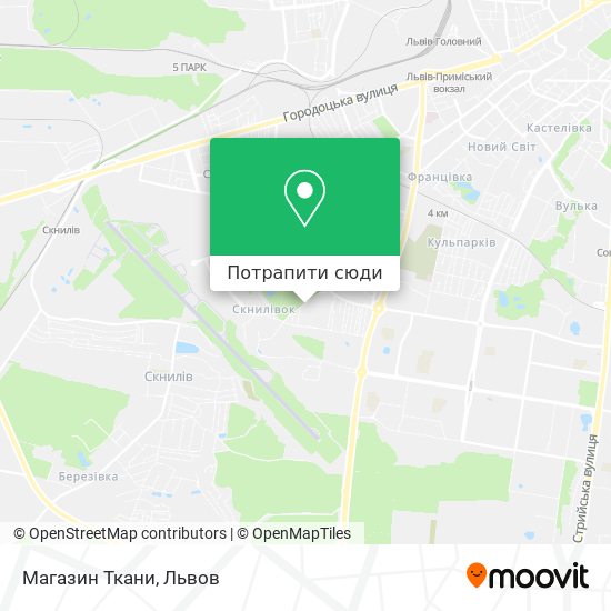 Карта Магазин Ткани
