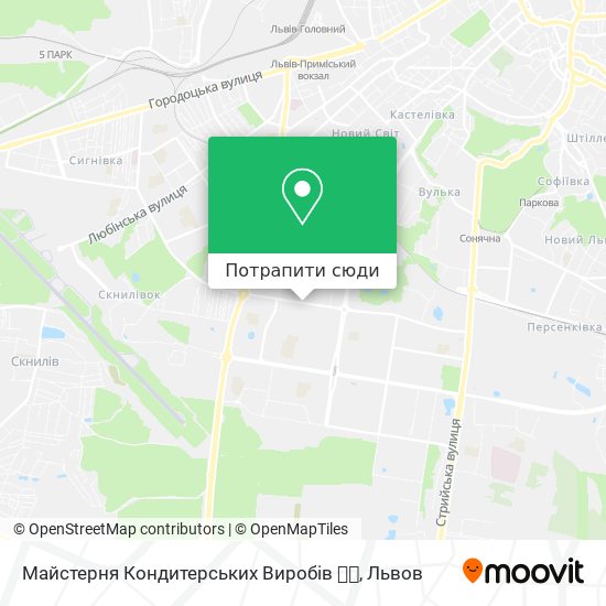 Карта Майстерня Кондитерських Виробів 🍰🍫