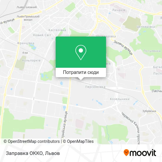 Карта Заправка ОККО