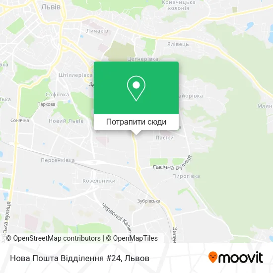 Карта Нова Пошта Відділення #24