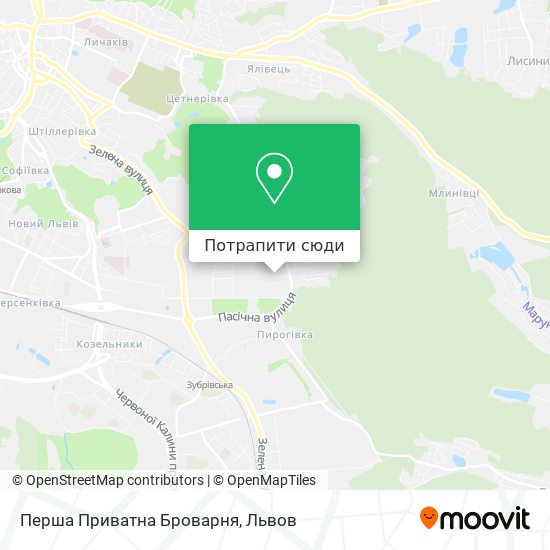 Карта Перша Приватна Броварня