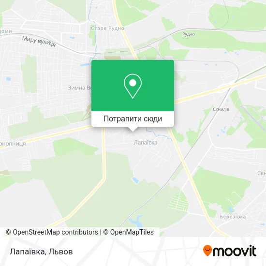 Карта Лапаївка