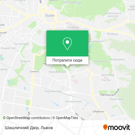 Карта Шашличний Двір