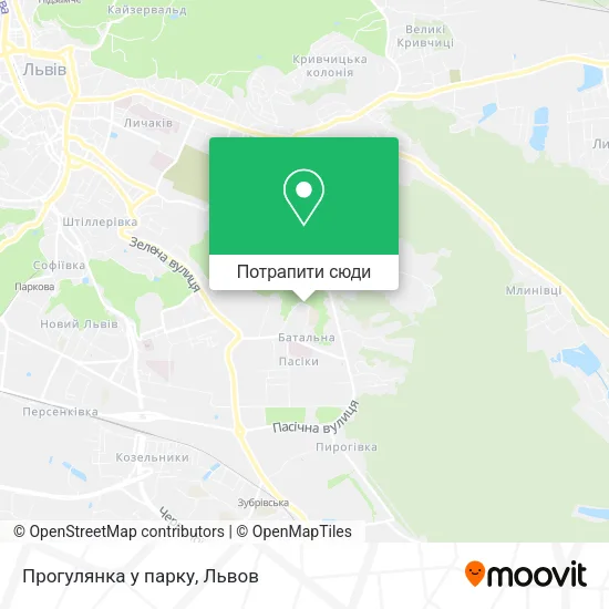 Карта Прогулянка у парку