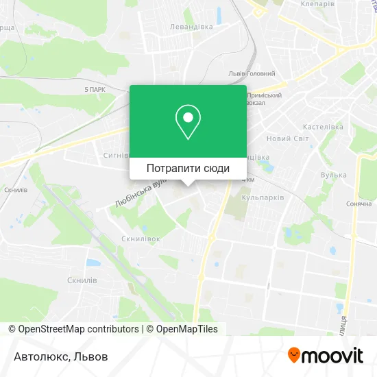 Карта Автолюкс