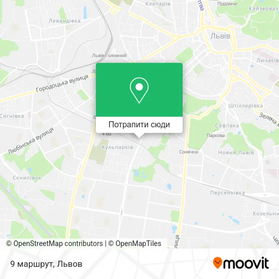 Карта 9 маршрут