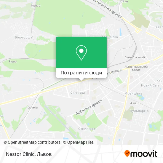 Карта Nestor Clinic