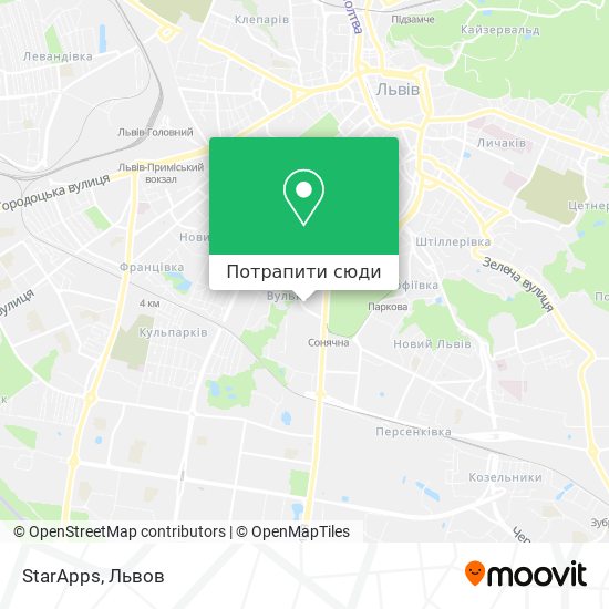 Карта StarApps
