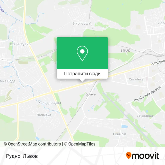 Карта Рудно