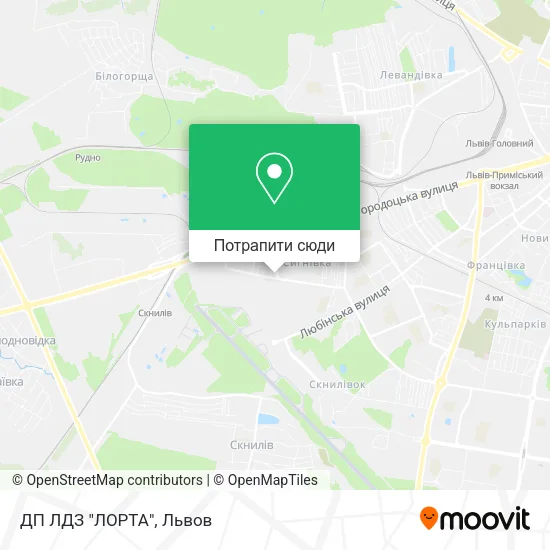 Карта ДП ЛДЗ "ЛОРТА"