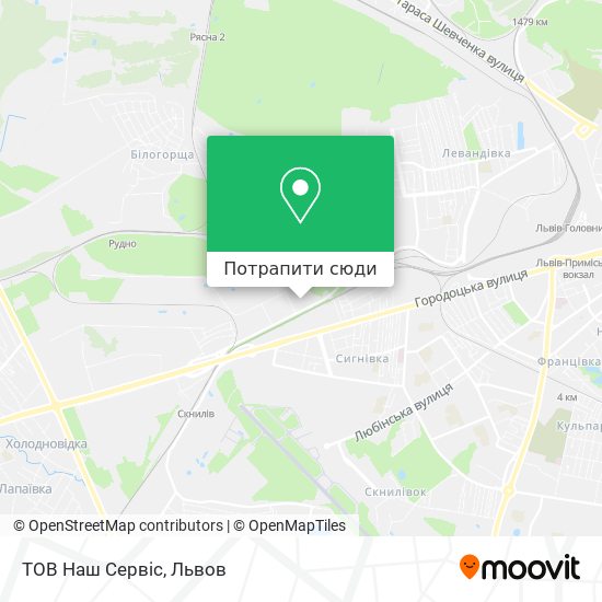 Карта ТОВ Наш Сервіс