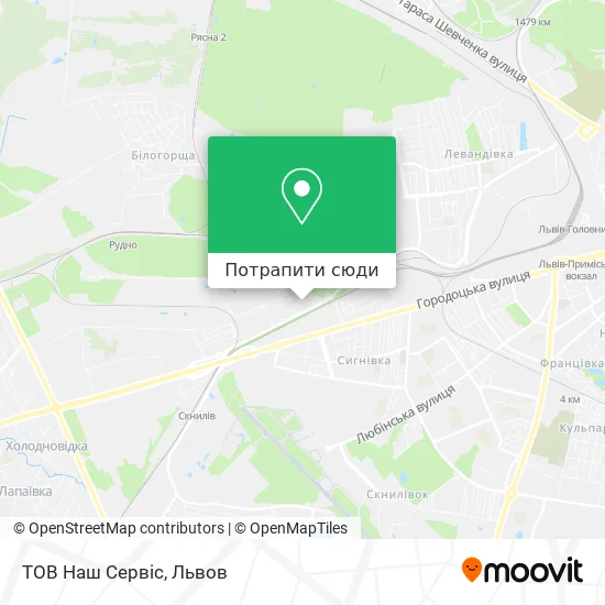 Карта ТОВ Наш Сервіс