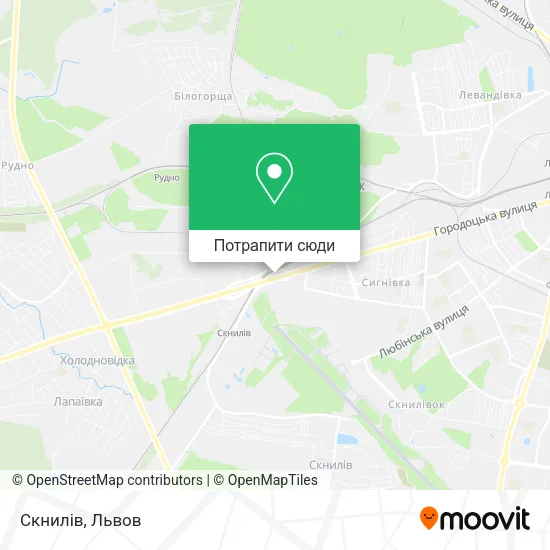 Карта Скнилів