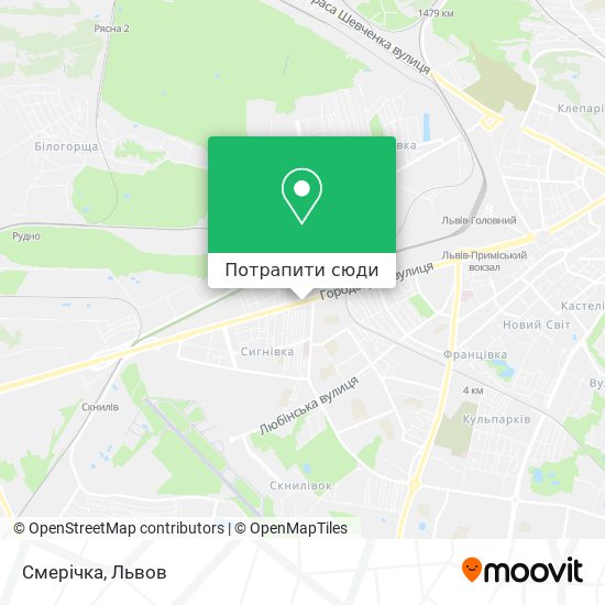 Карта Смерічка