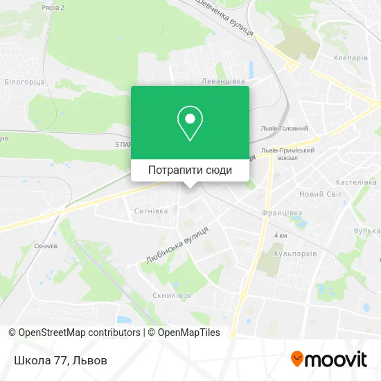 Карта Школа 77