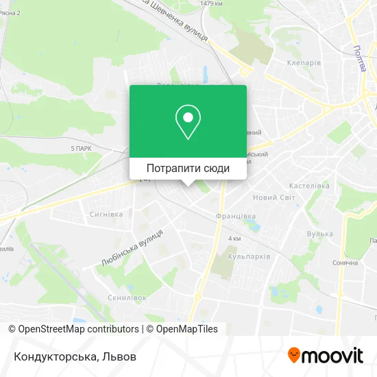 Карта Кондукторська