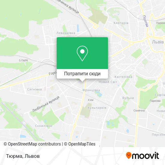 Карта Тюрма