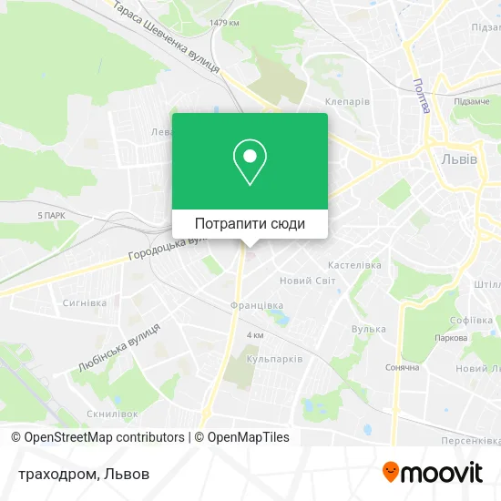 Карта траходром