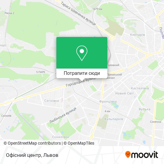 Карта Офісний центр