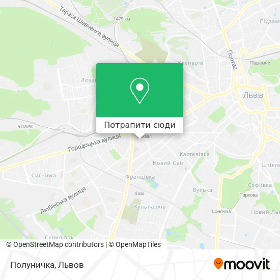 Карта Полуничка