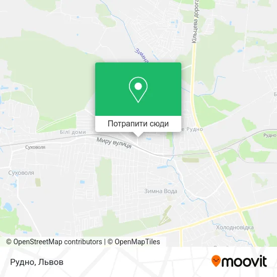 Карта Рудно