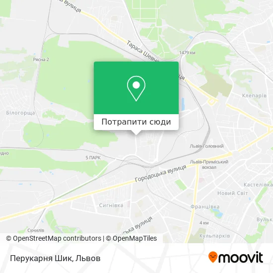 Карта Перукарня Шик